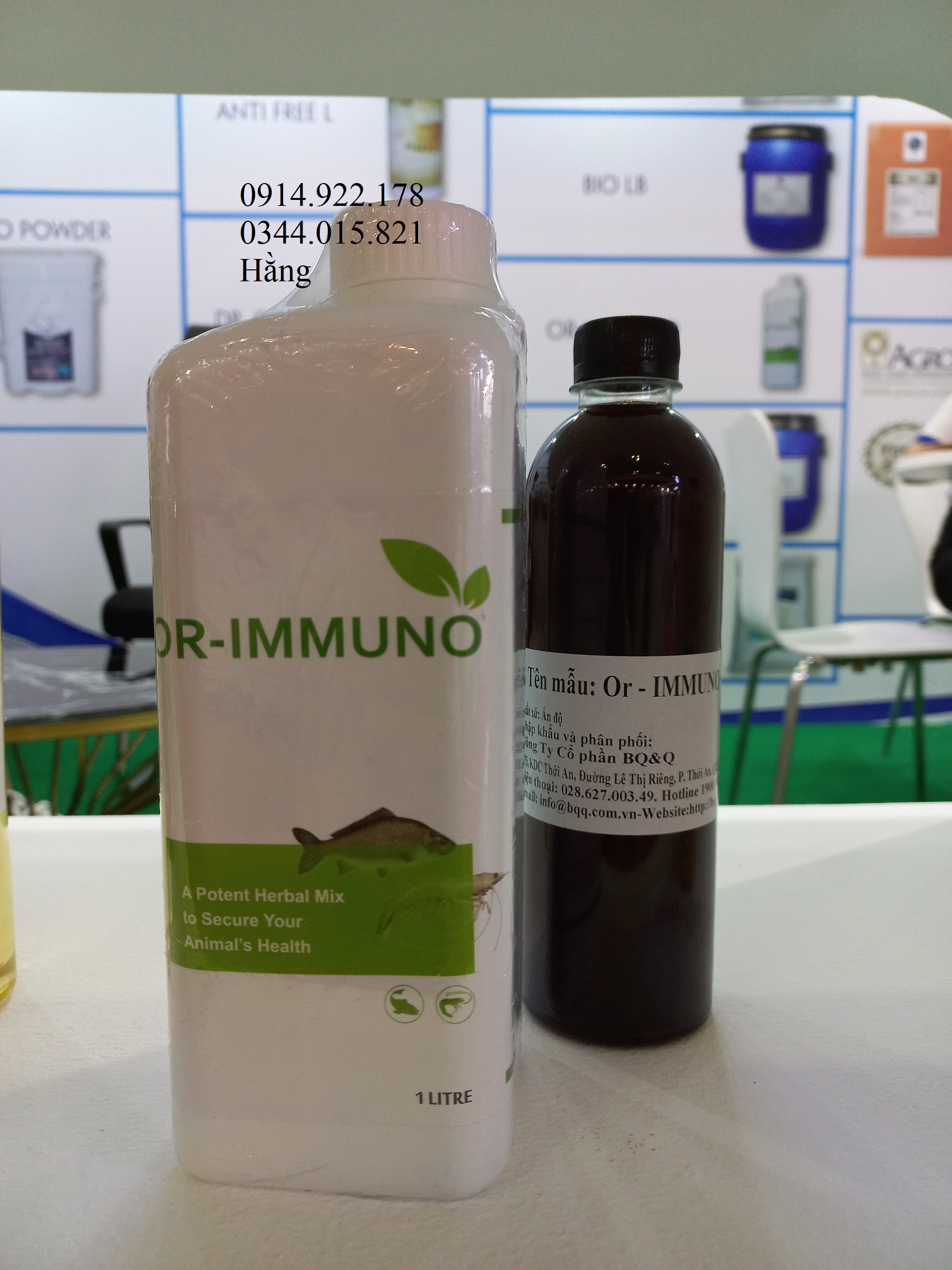 Or-Immuno, hỗn hợp thảo dược từ bột tỏi, hỗ trợ gan, thay thế kháng sinh, bảo vệ
